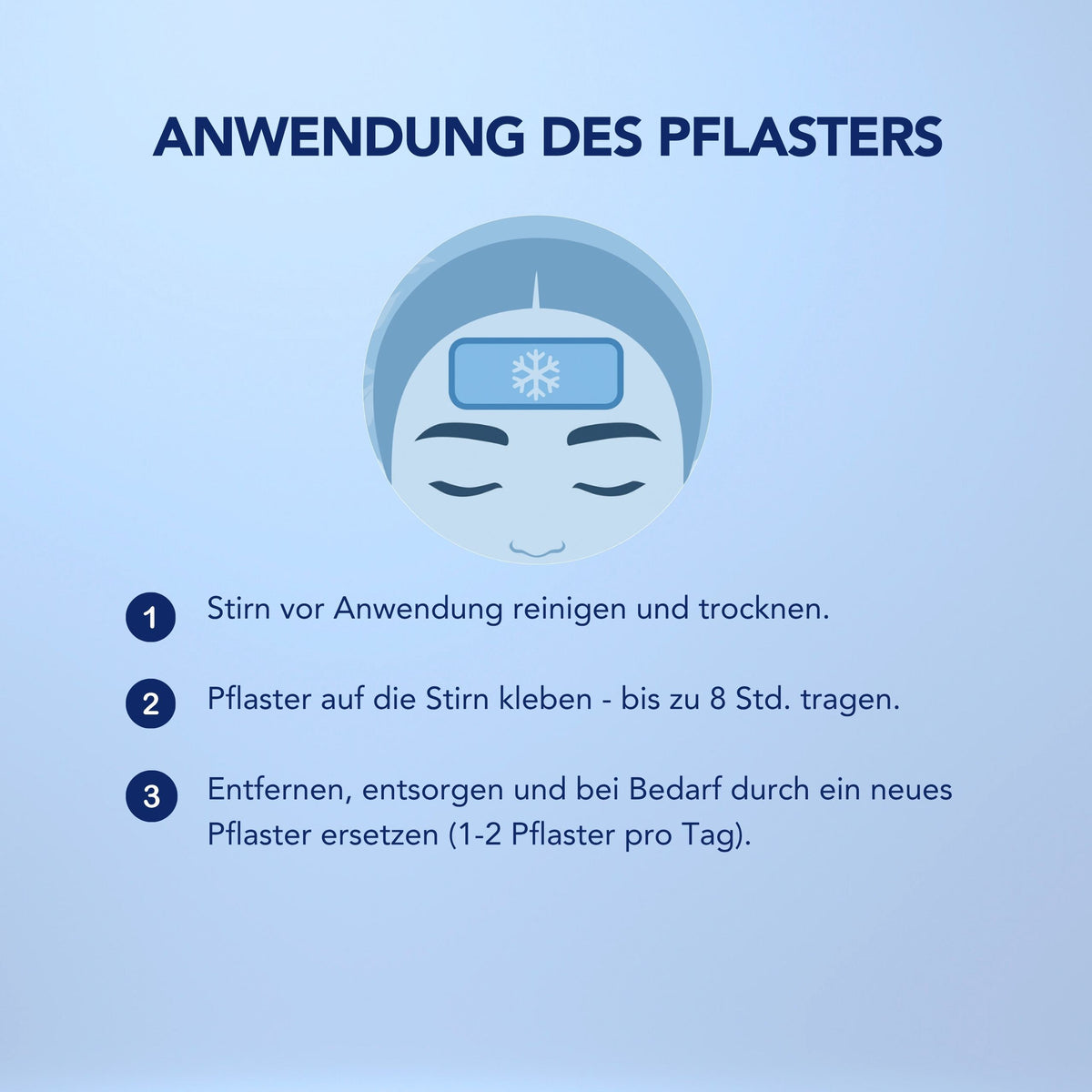 Head Relief Kühlpflaster – 3er-Pack