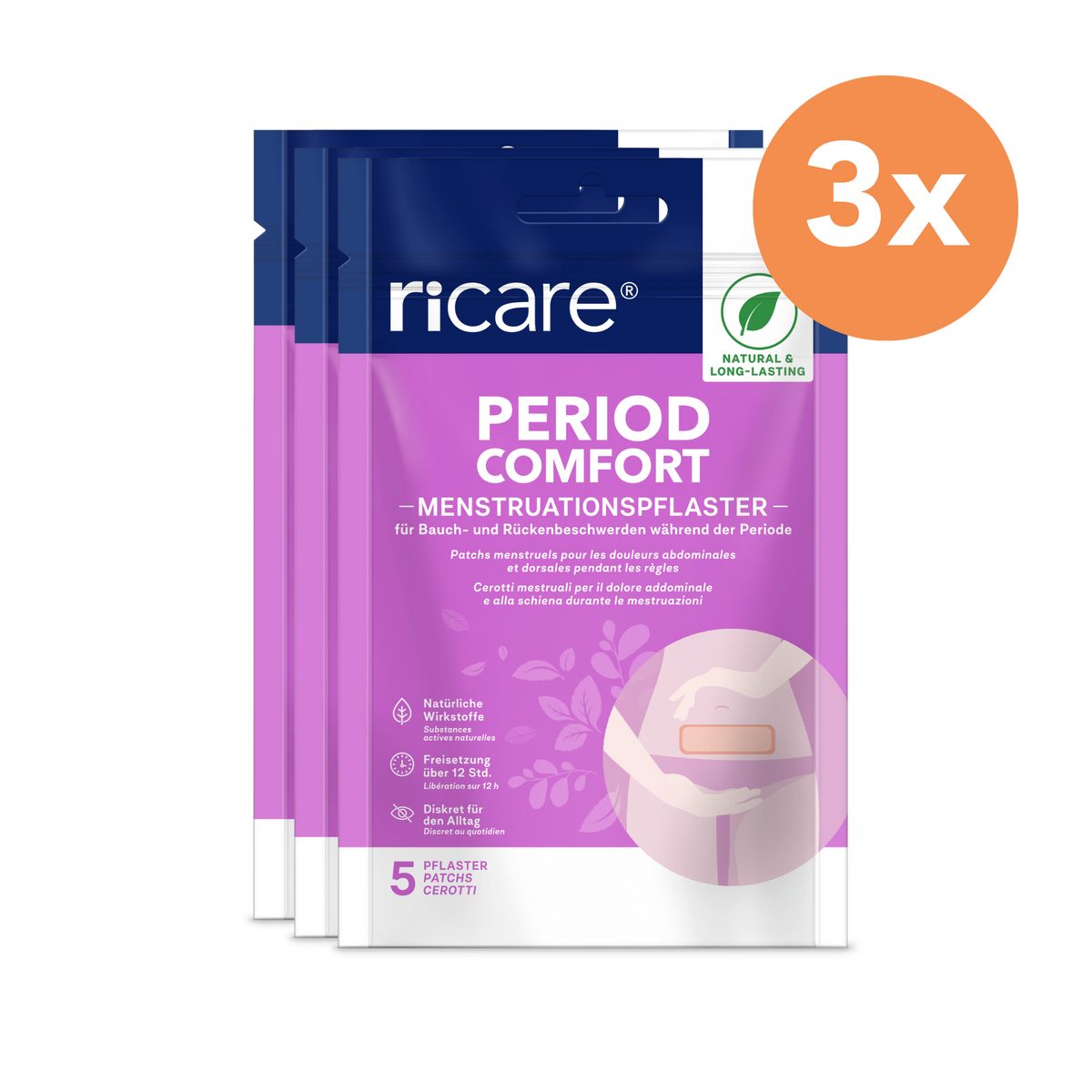 Period Comfort Periodenpflaster – 3-Monats-Vorrat