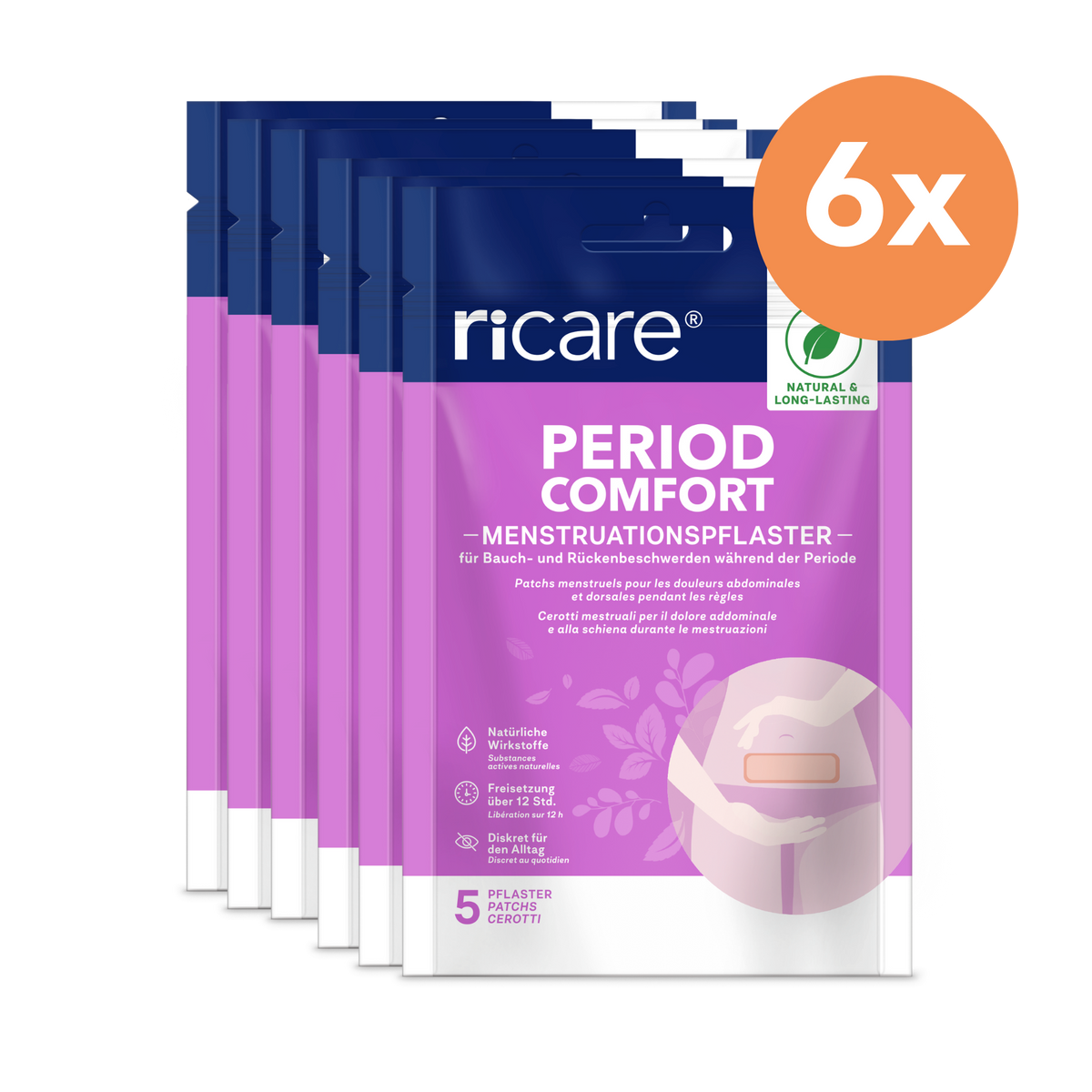 Period Comfort Periodenpflaster – 6-Monats-Vorrat