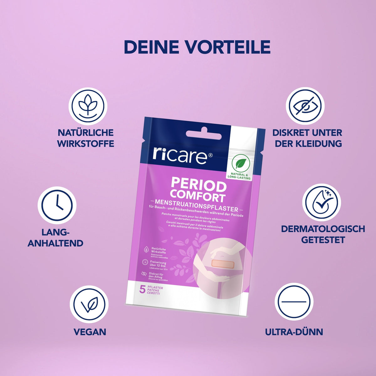 Period Comfort Periodenpflaster – 3-Monats-Vorrat
