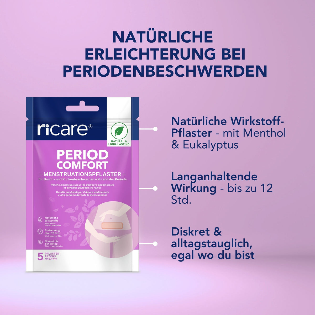 Period Comfort Periodenpflaster – 3-Monats-Vorrat